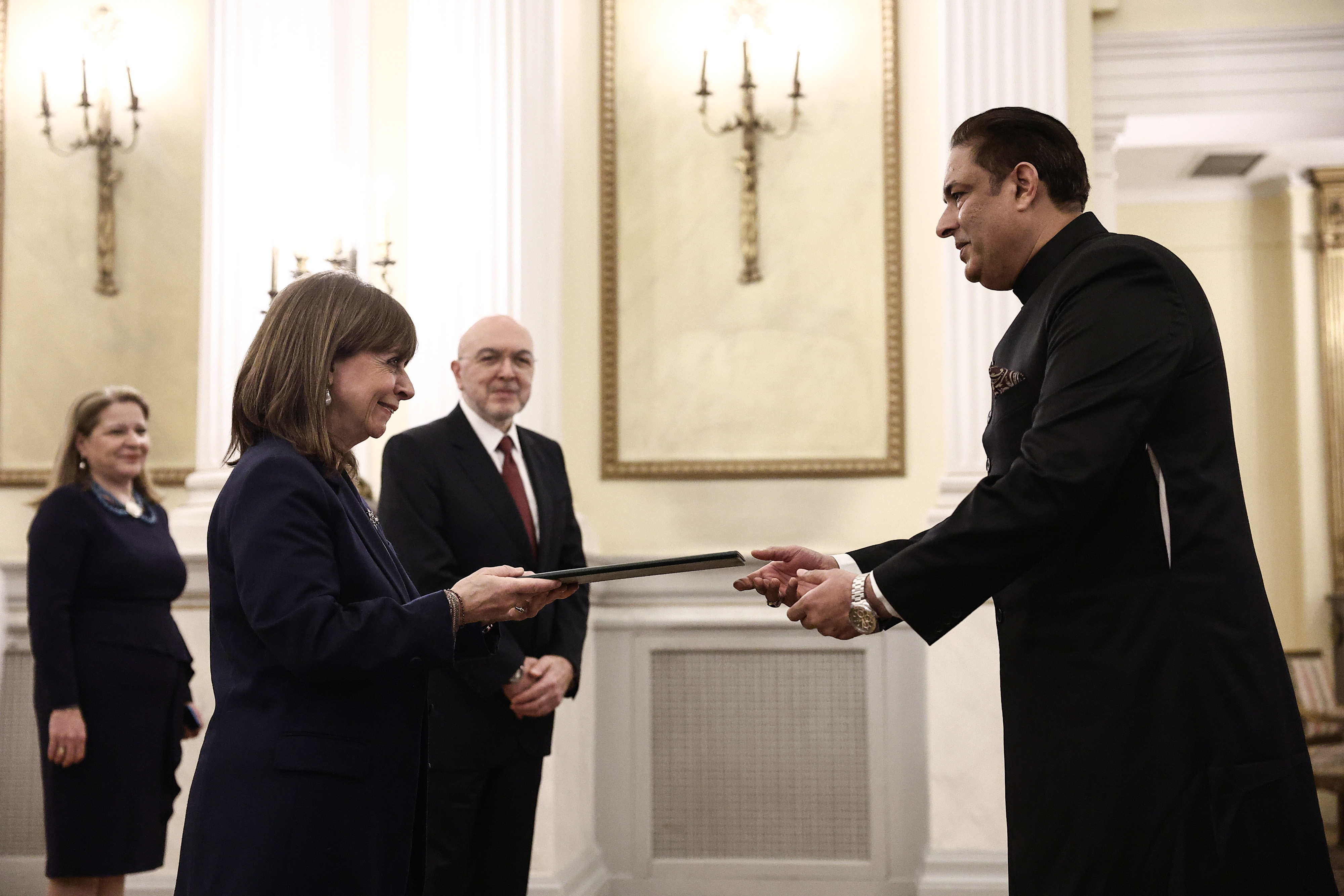 Presentation of Credentials by Ambassador of Pakistan to the President of Greece